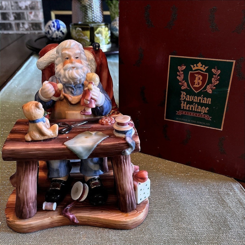 Coyne's and Co. Bavarian Heritage Christmas Tailor of Treasures Santa Workbench